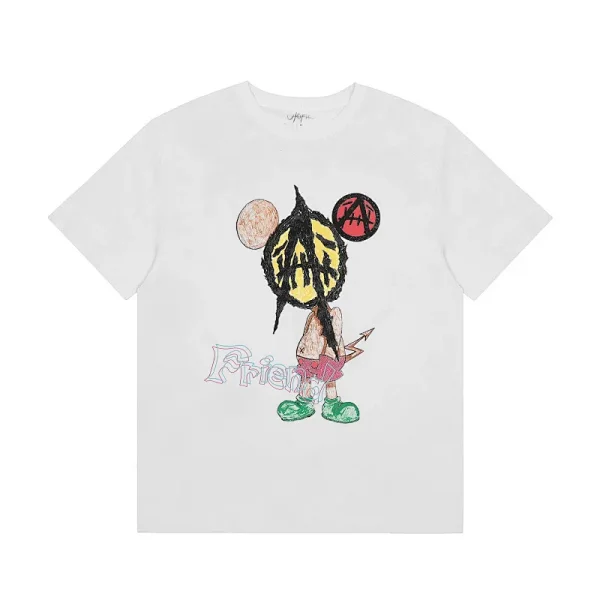 Saint Michael × Cactus Jack (Travis Scott) Collaboration Series "Friends" Graphic T-Shirt