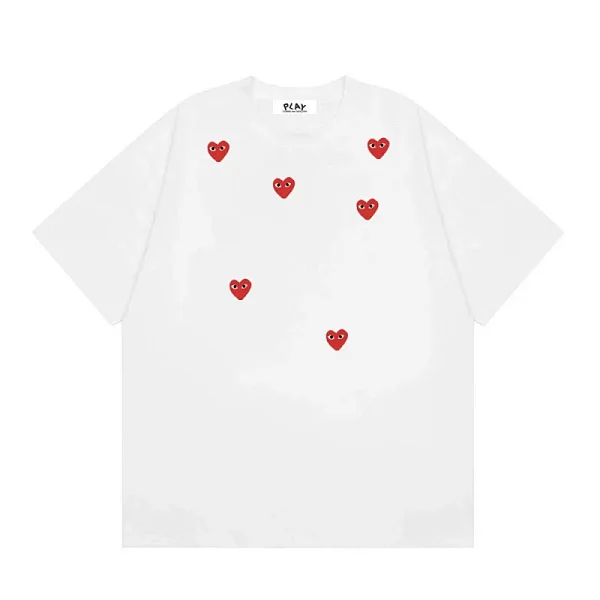 Comme des Garçons Play Multi-Heart T-Shirt