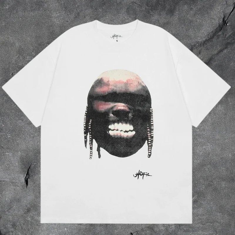 HOFIX White Graphic T-Shirt