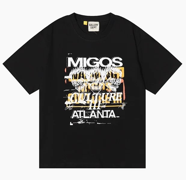 Gallery Dept Black Migos T-Shirt
