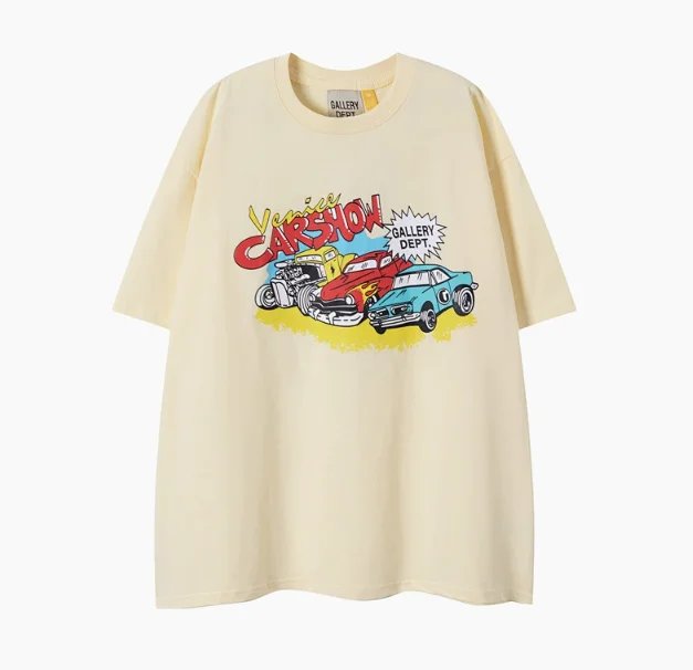 Gallery Dept. Beige Carshow T-Shirt