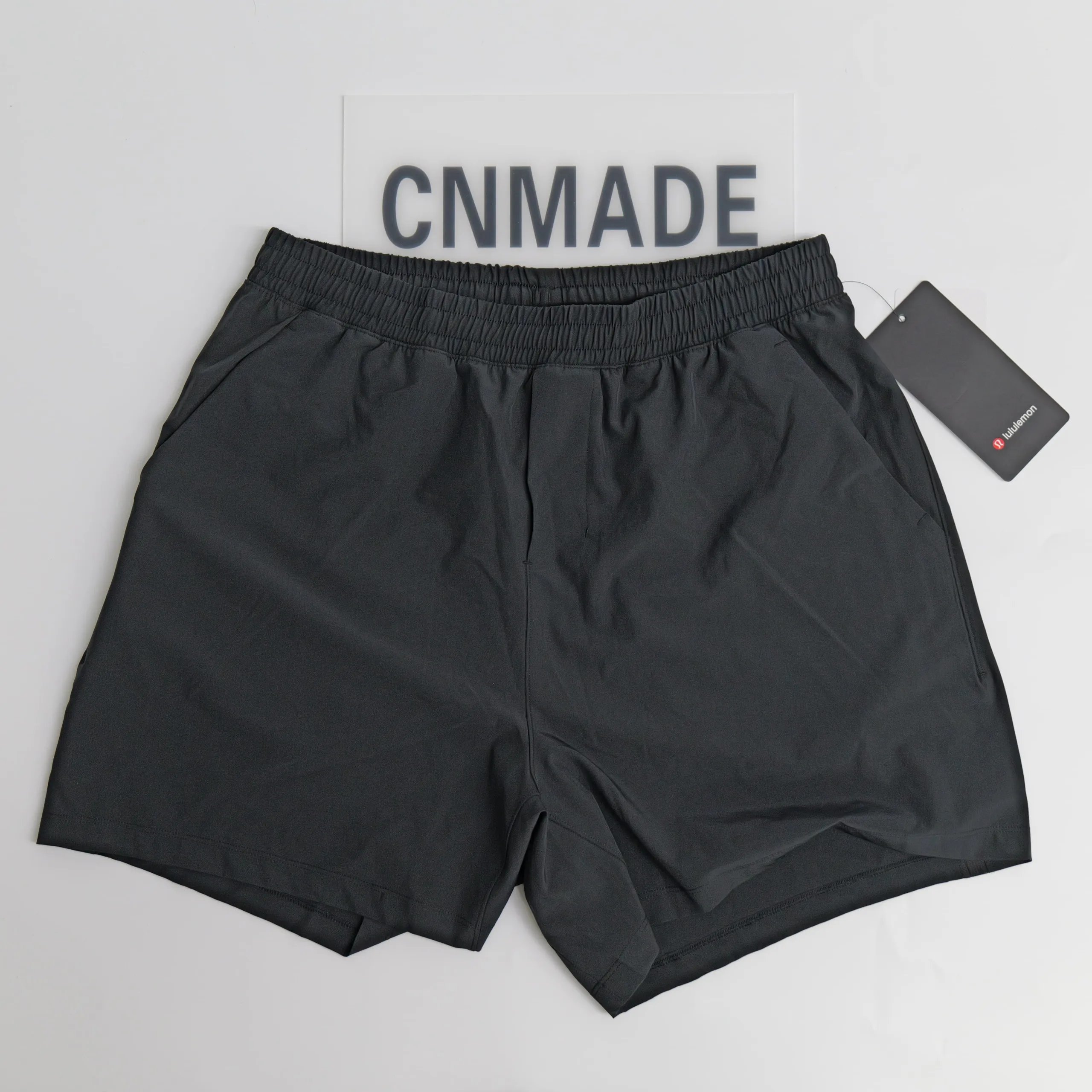 black shorts