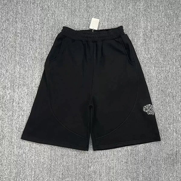 Mertra paisley small logo black shorts
