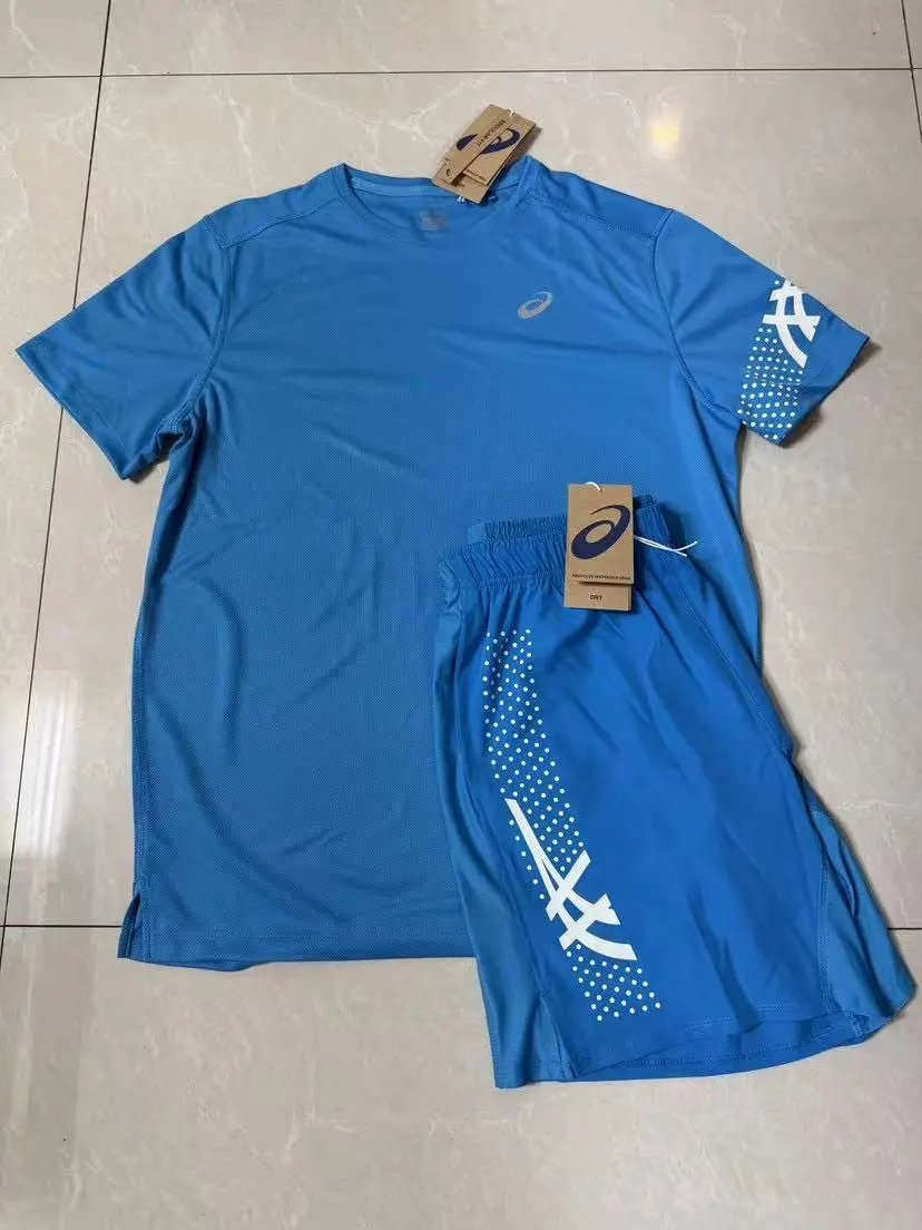 ASICS Short-Sleeve Athletic Shirt and Shorts image 5