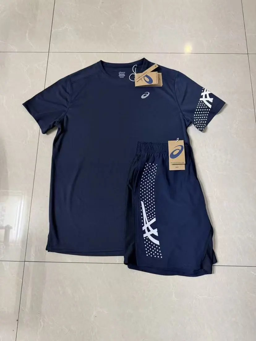 ASICS Short-Sleeve Athletic Shirt and Shorts image 4