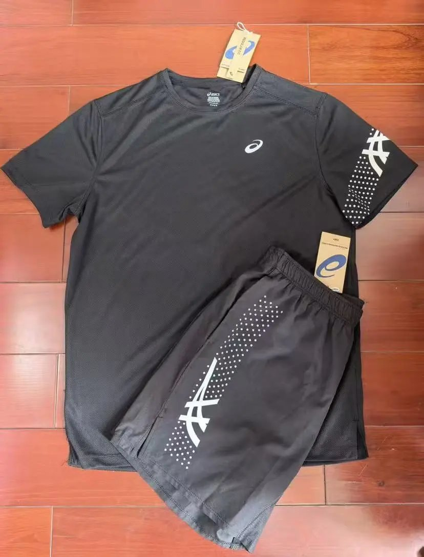 ASICS Short-Sleeve Athletic Shirt and Shorts image 6