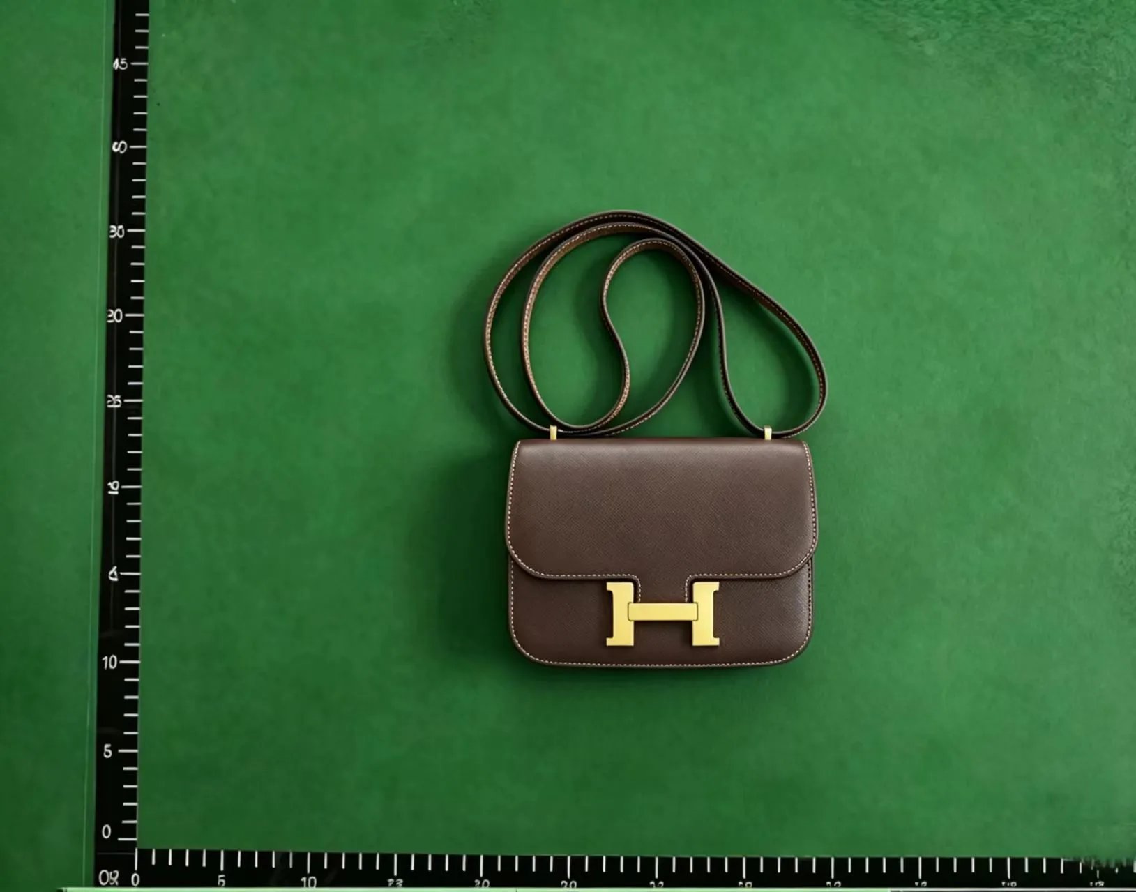 Unbranded Crossbody Bags Flap bag with H-shaped clasp image 5