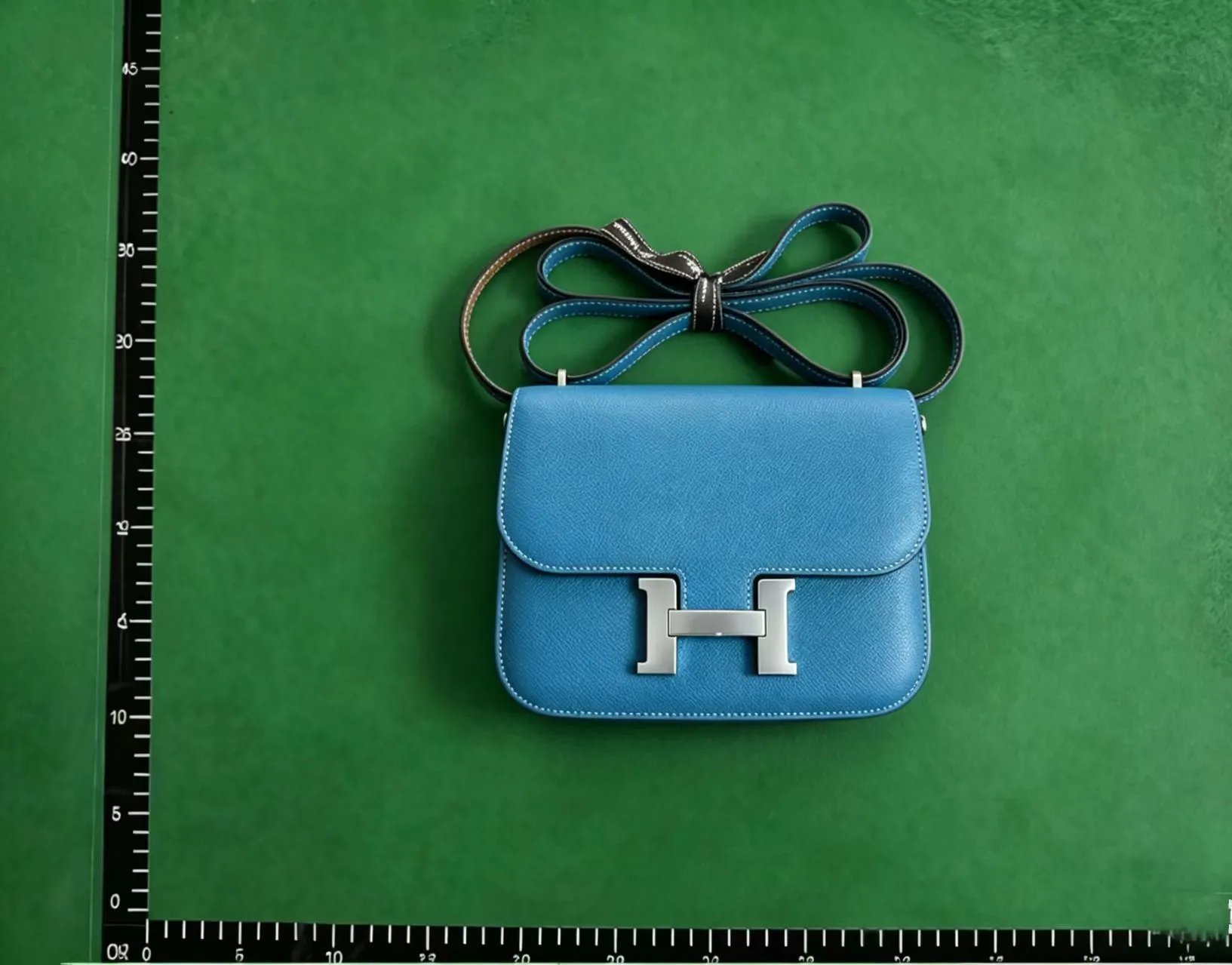 Unbranded Crossbody Bags Flap bag with H-shaped clasp image 9