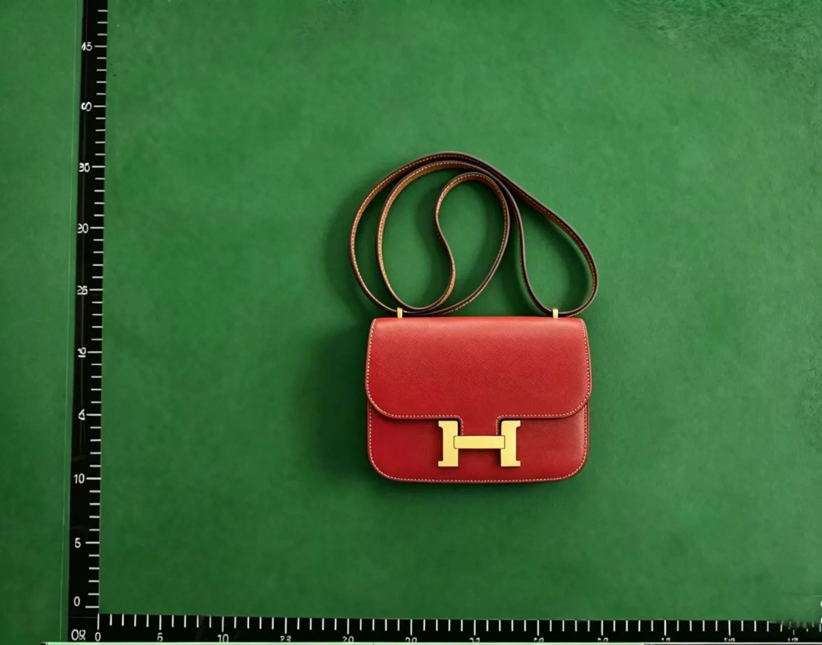 Unbranded Crossbody Bags Flap bag with H-shaped clasp image 8