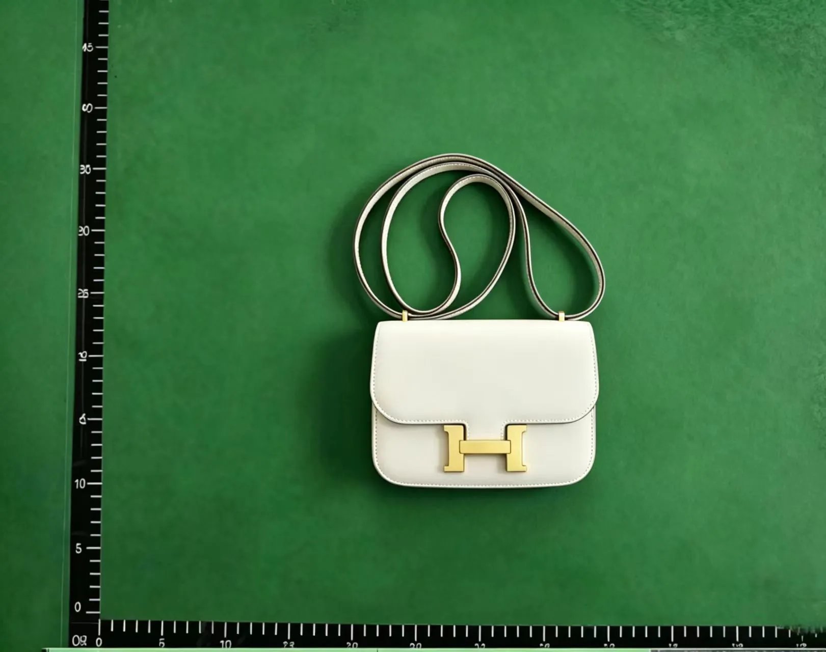 Unbranded Crossbody Bags Flap bag with H-shaped clasp image 7