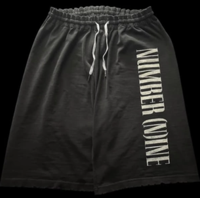 Independent Brand Number Nine SS06 Lettered Five-Point Shorts