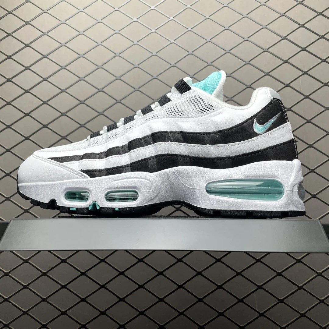 Nike Air Max 95 Essential White Black Teal DQ3982-100