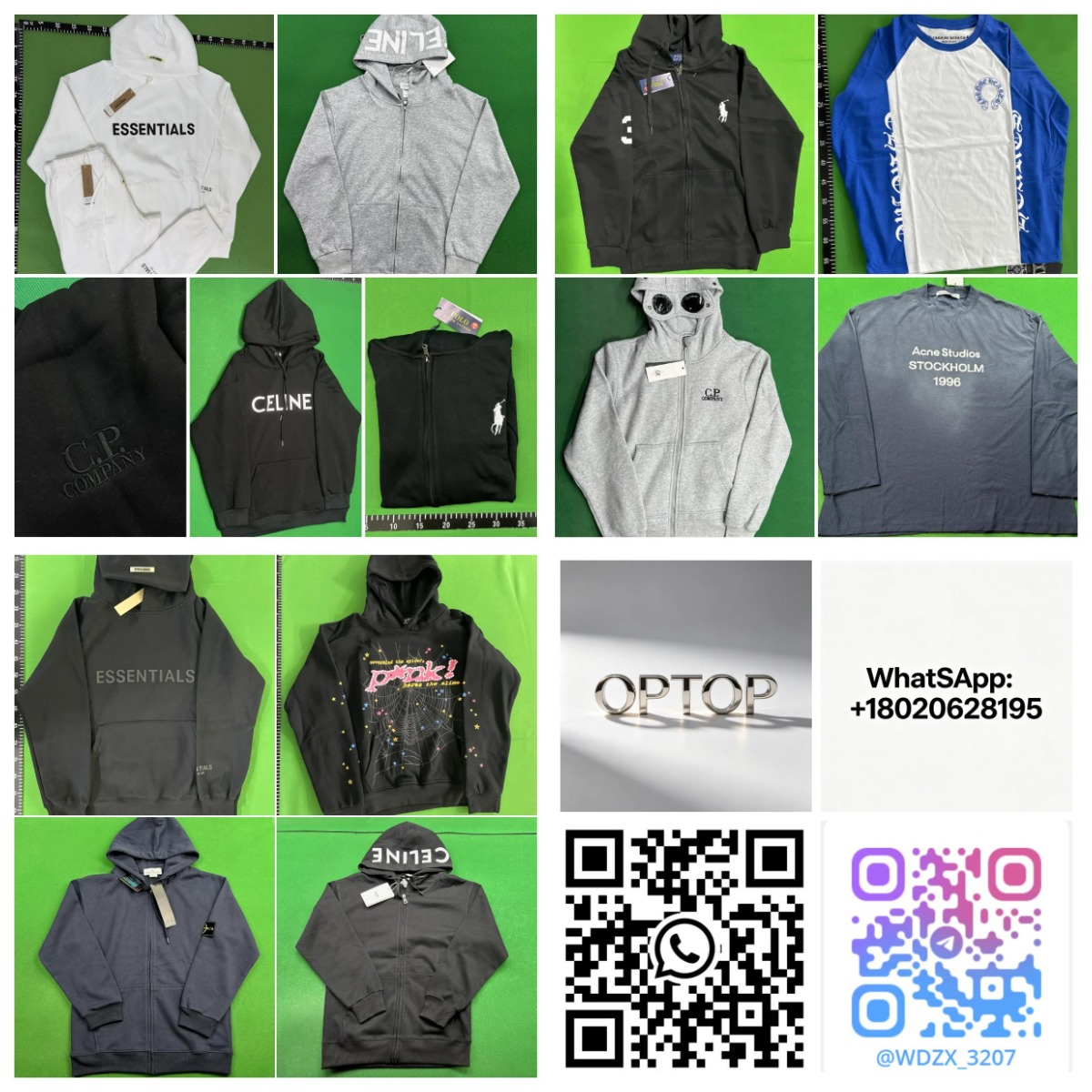RF07-2026 Factory High Quality Brand Zipper cardigan Sweatshirt Long Sleeve Collection WhatsApp:+86 180 2062 8195