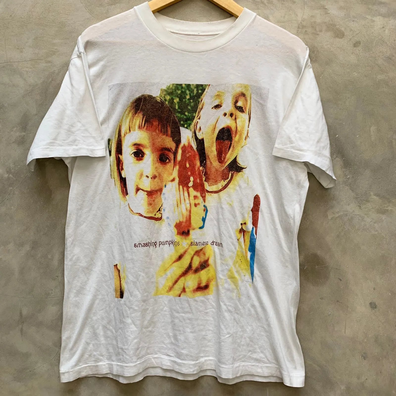 White Rock-Style Short-Sleeve Cotton T-Shirt