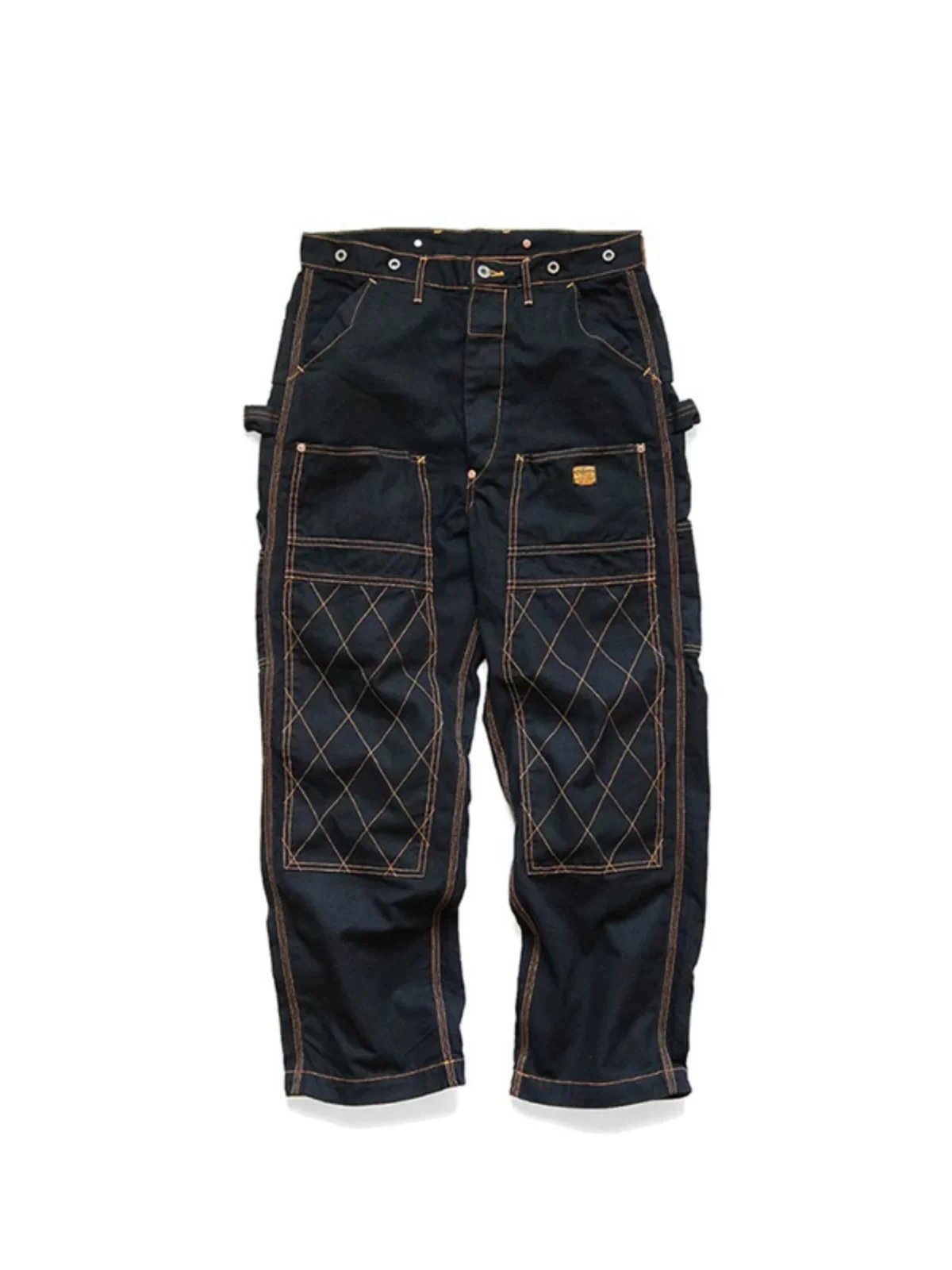 Japanese-Style Retro Workwear Trousers photo 6