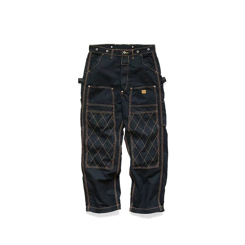 Japanese-Style Retro Workwear Trousers photo 3
