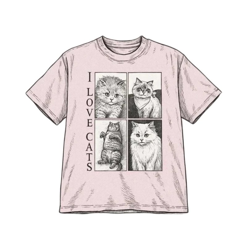Balenciaga cat tee