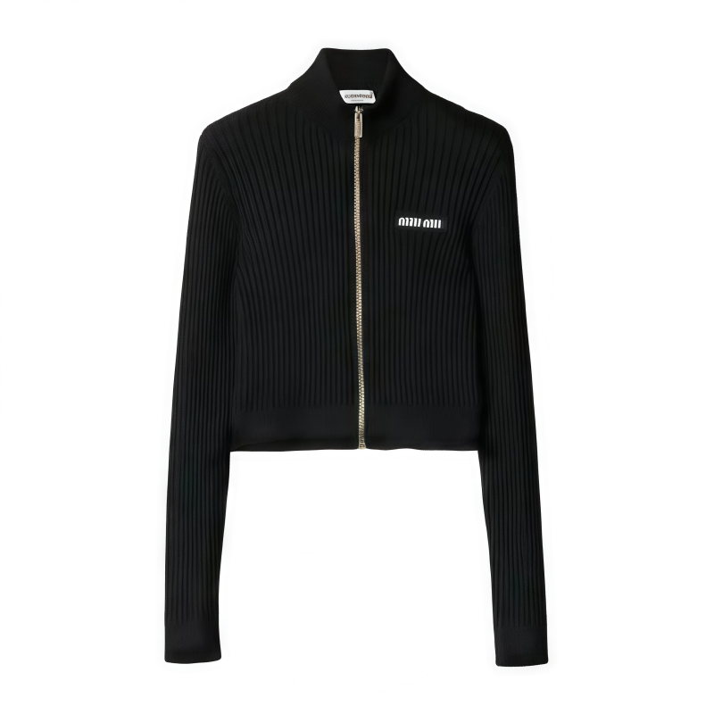 Miu Miu wool zip up