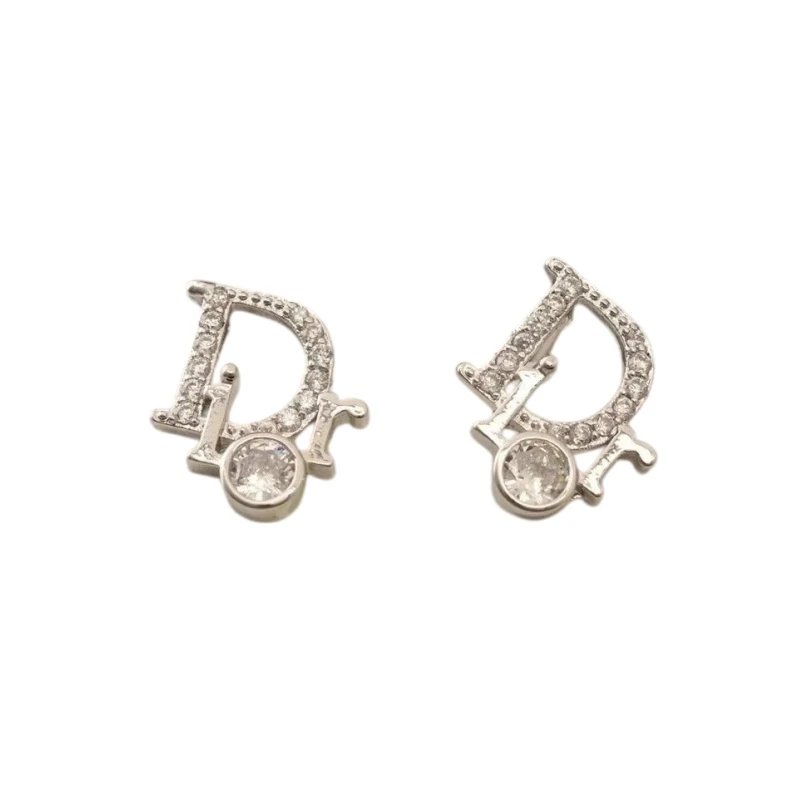 Dior logo earrings