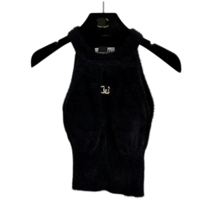 Chanel fluffy tank