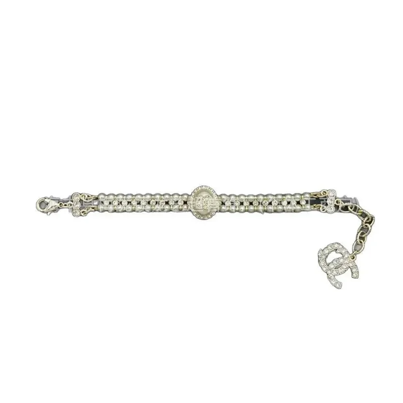 Chanel tweed bracelet