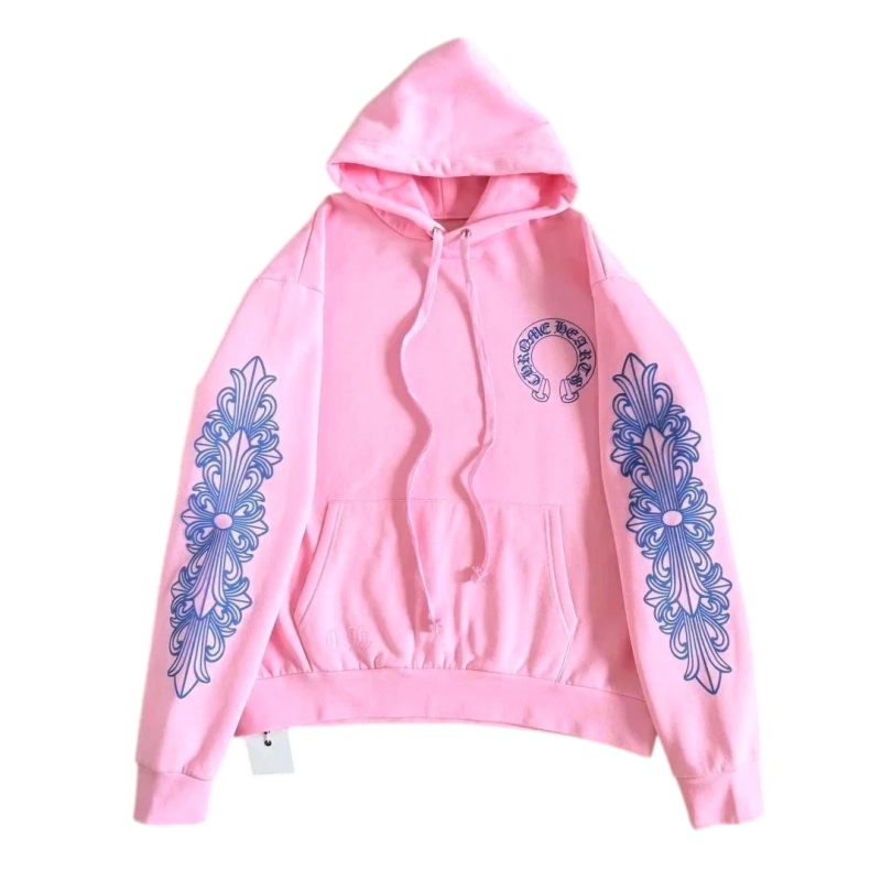 Chrome Hearts pink hoodie
