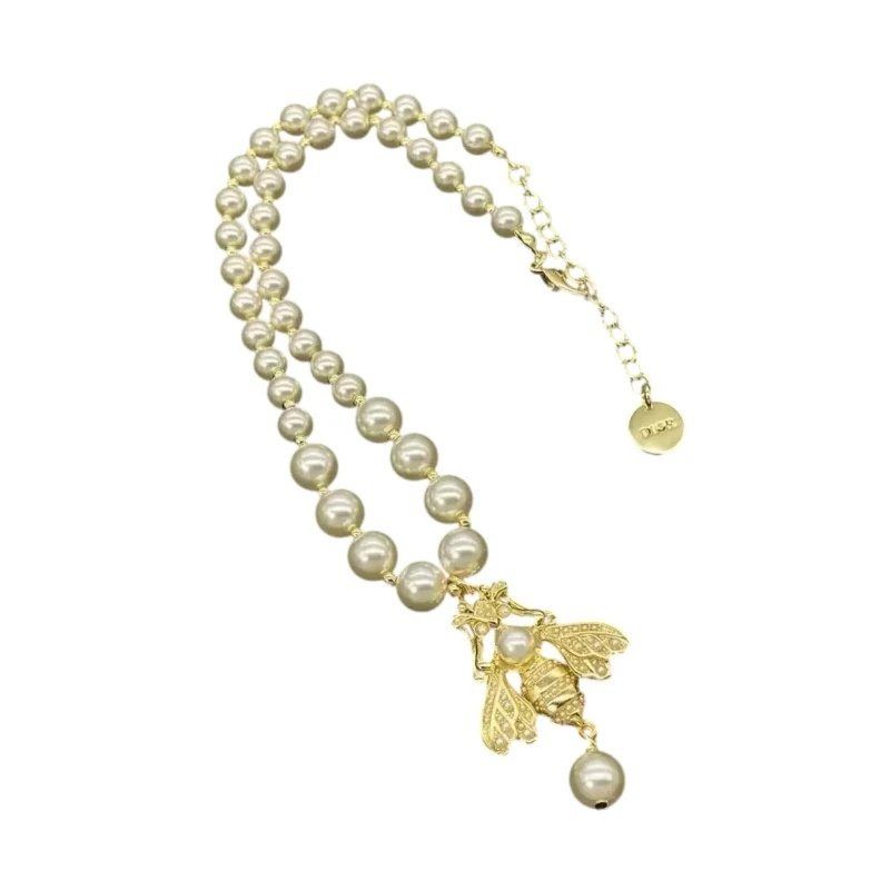 Dior bow necklace