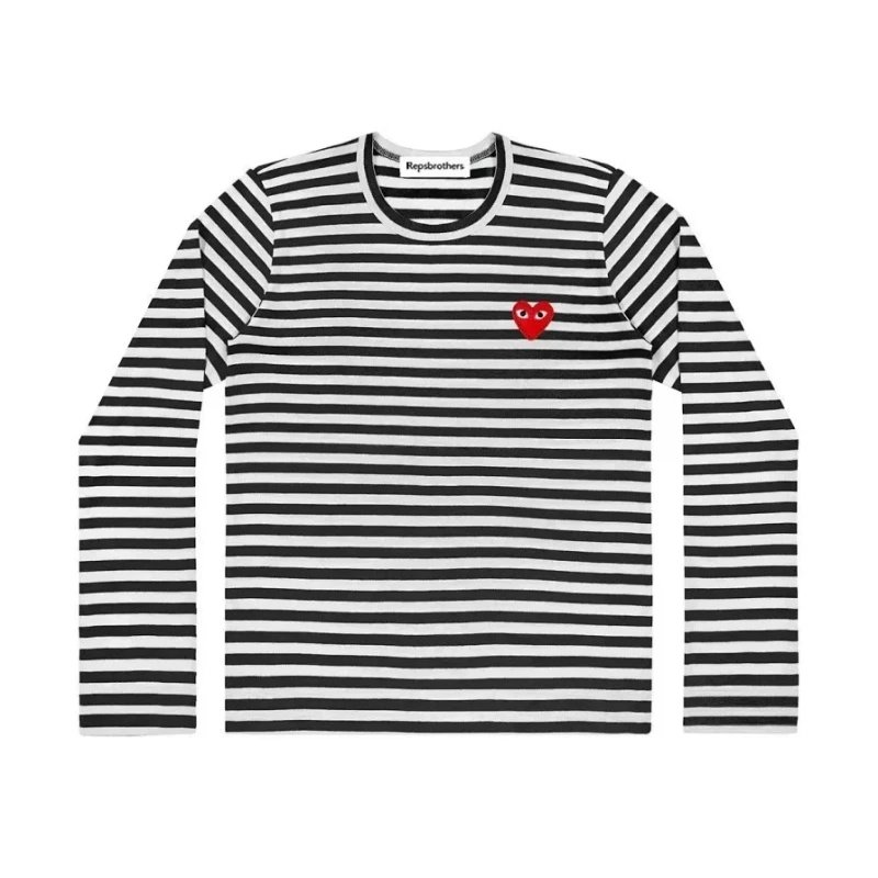 Cdg striped long sleeve