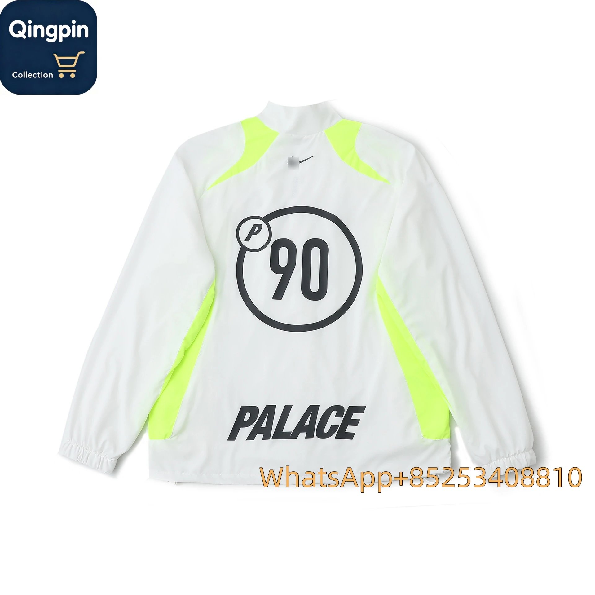 Palace Nike T90 Track Jacket White Volt