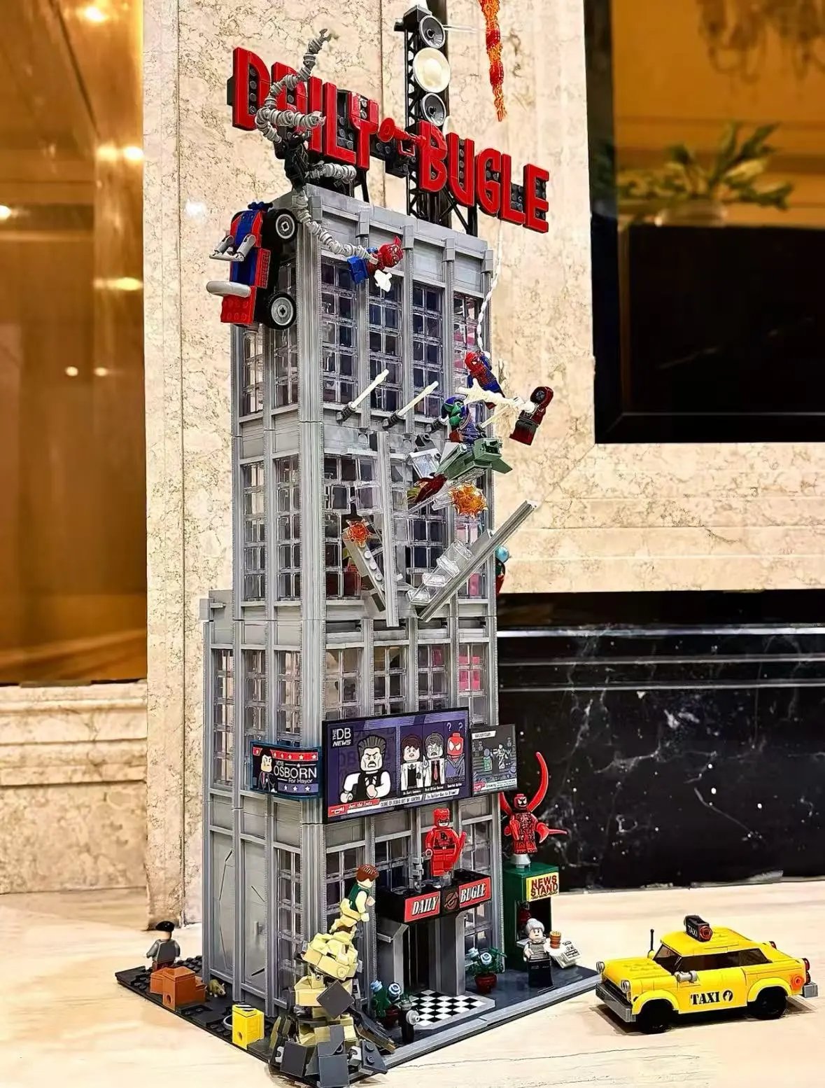 Marvel Spider-Man Daily Bugle 76178 Plastic Building Blocks Set