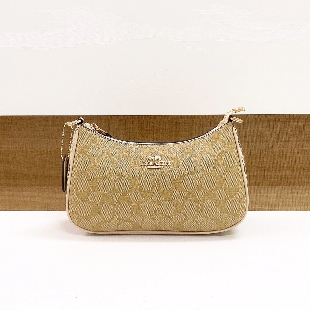 Coach Handbags Signature canvas satchel with detachable shoulder strap — 11 Serpentine Khaki