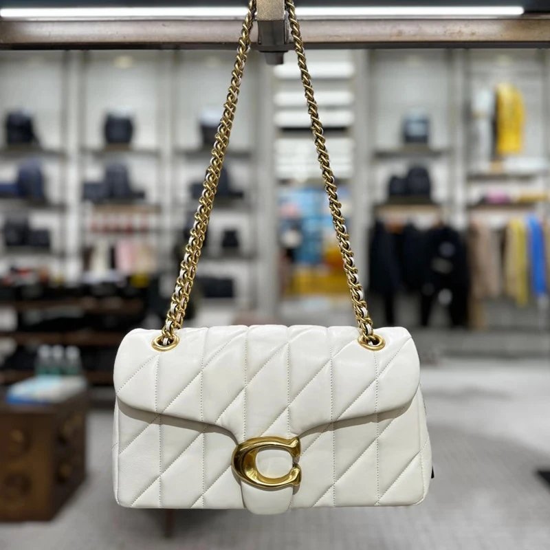 Coach Handbags Signature canvas satchel with detachable shoulder strap — 27 White (gift box packaging)