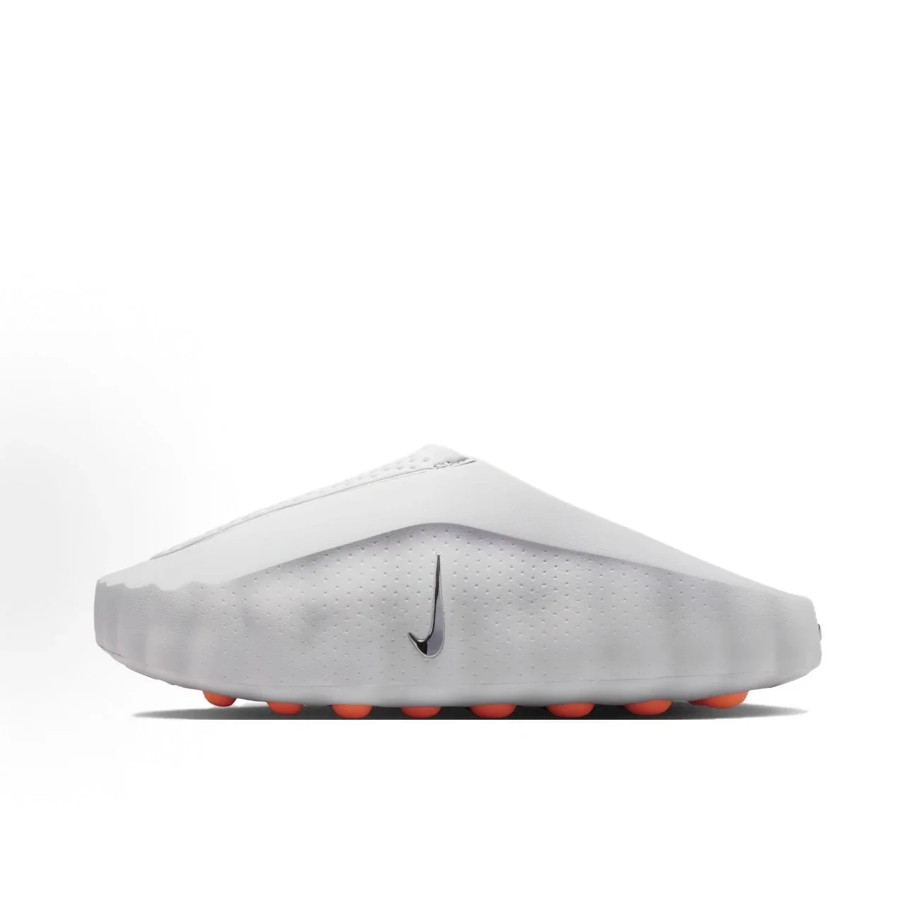 Nike perforated slip-on clogs with orange stud sole
