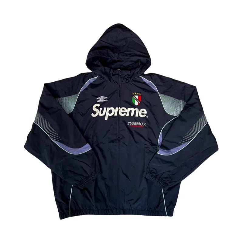 Supreme Umbro Black Hooded Windbreaker