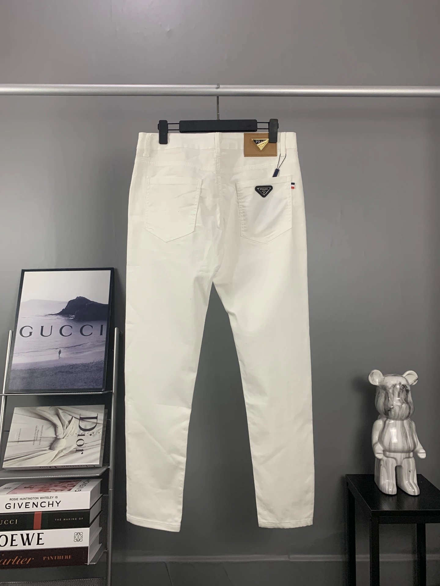 Prada White Slim Fit Jeans