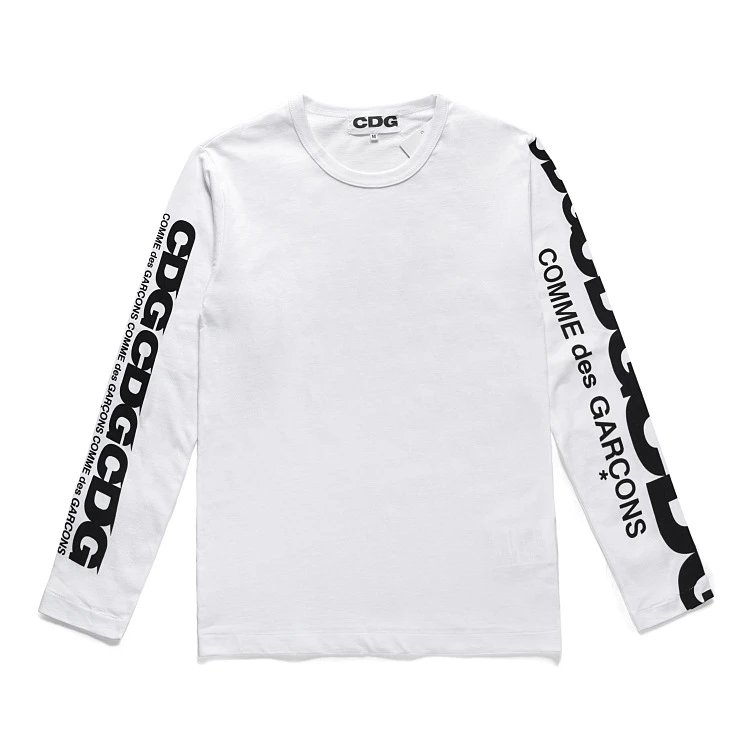 Comme des Garçons White Long Sleeve T-Shirt