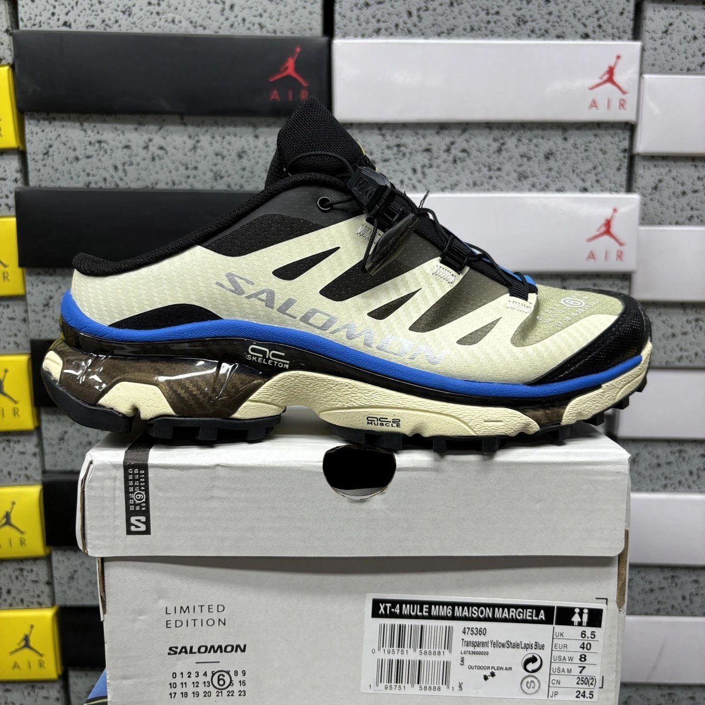Salomon XT-4 Mule MM6 Maison Margiela Transparent Yellow 475360