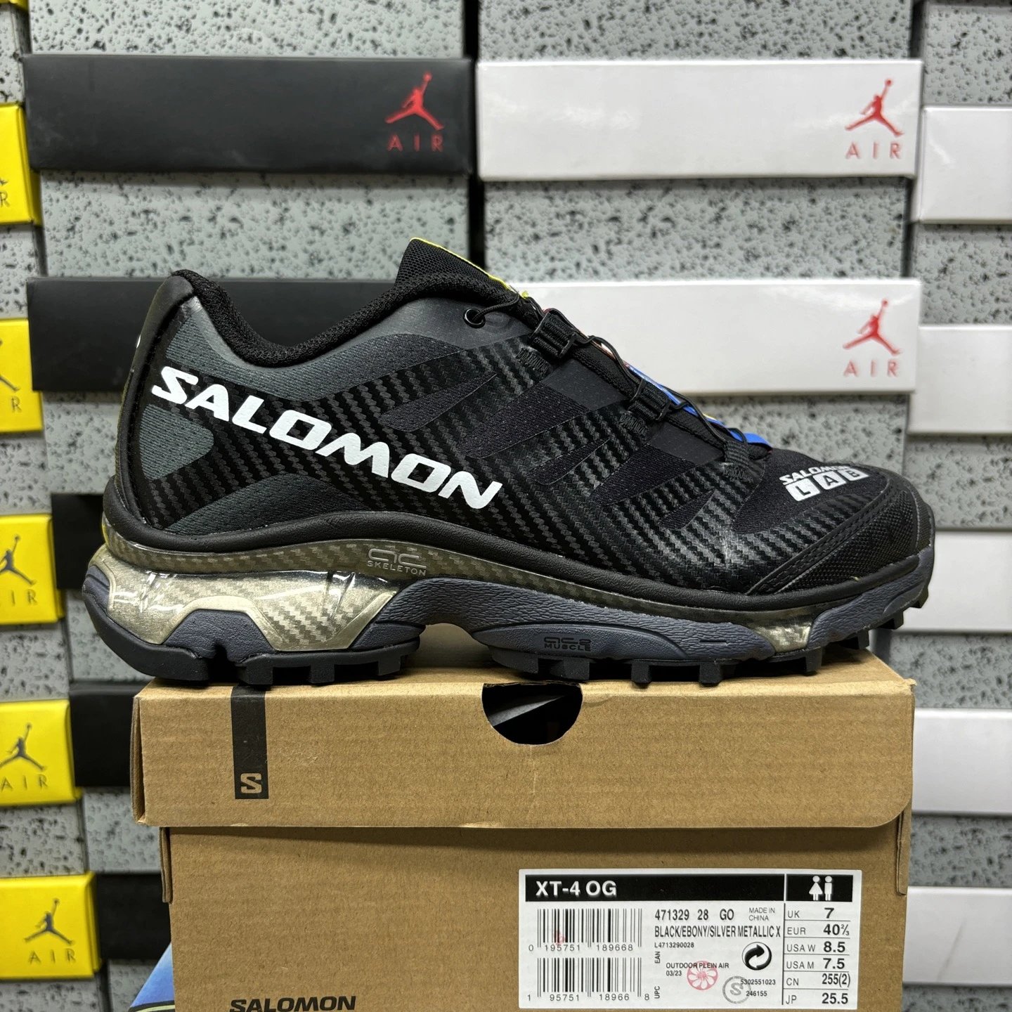Salomon XT-4 OG Black Ebony Silver Metallic L47132900