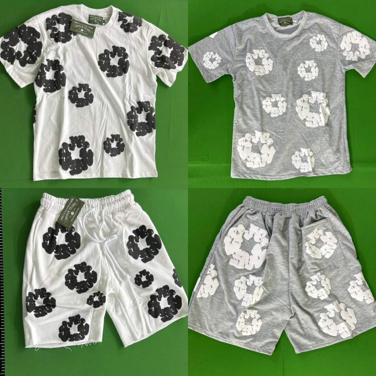 Large collection of factory clearance high-quality branded short-sleeved shorts