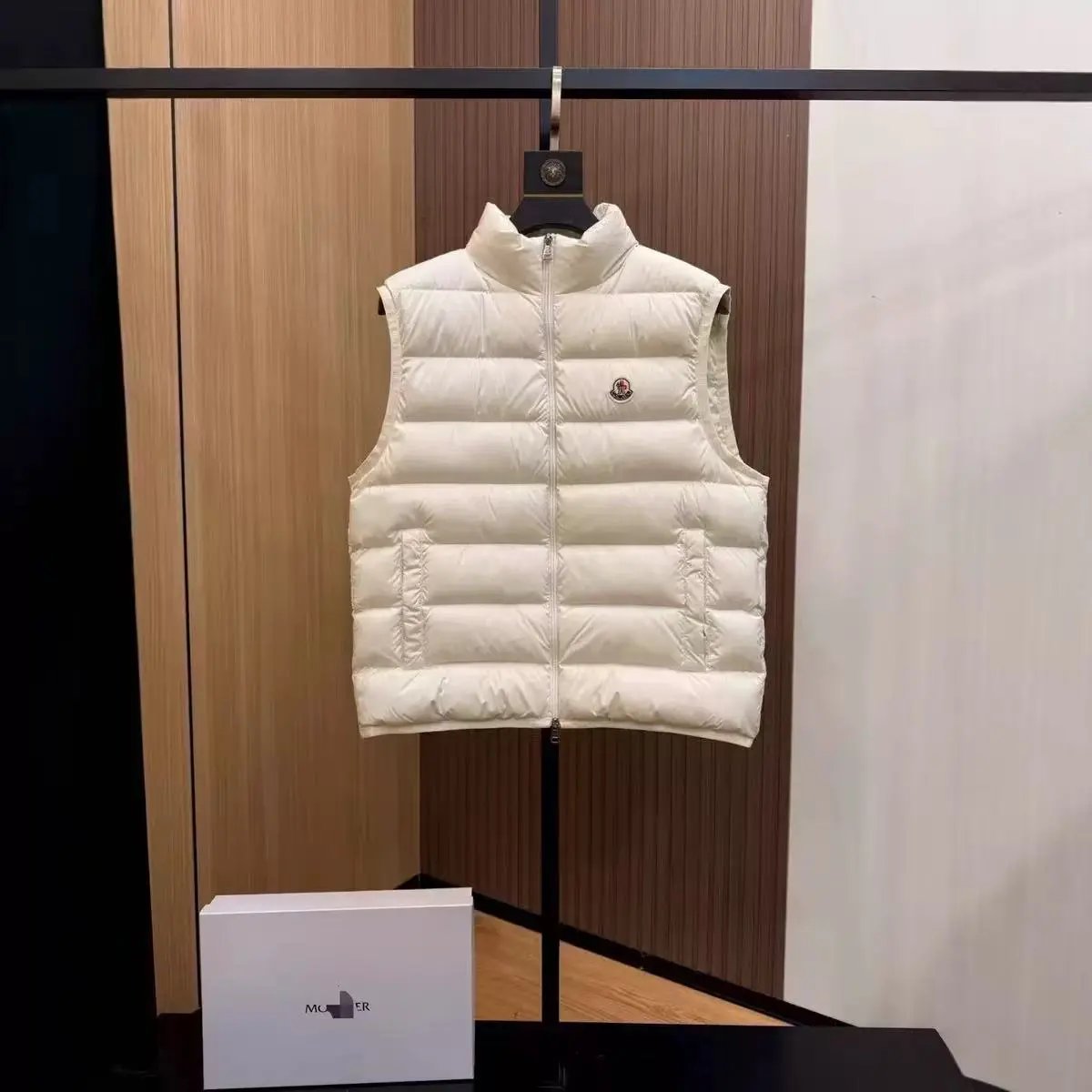 Moncler Vests Quilted Puffer Vest — Moncler-White