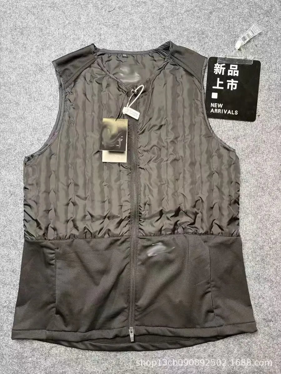 Moncler Vests Quilted Puffer Vest — Nike-Black