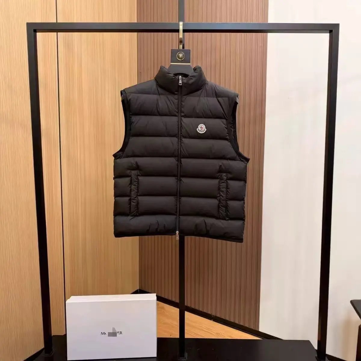 Moncler Vests Quilted Puffer Vest — Moncler-Black