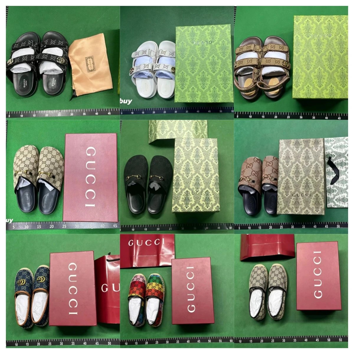 Thick-soled Velcro flat slippers Rome foreign trade half-slippers breathable and comfortable hot diamond