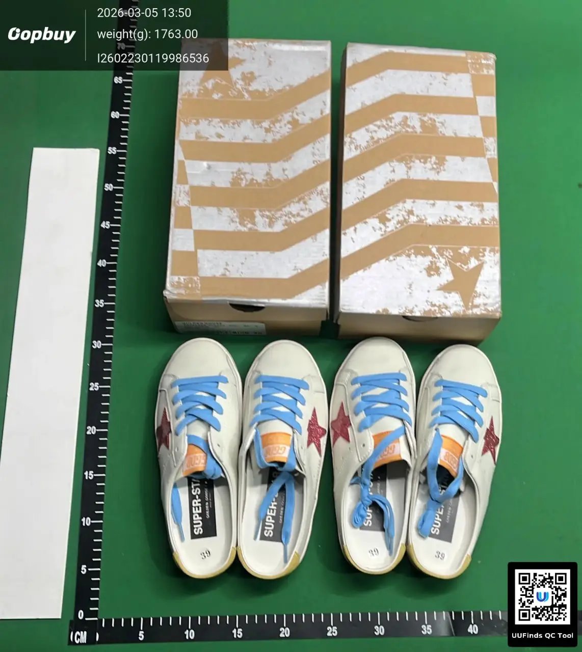 Unbranded Sneakers Distressed low-top with star appliqué image 3