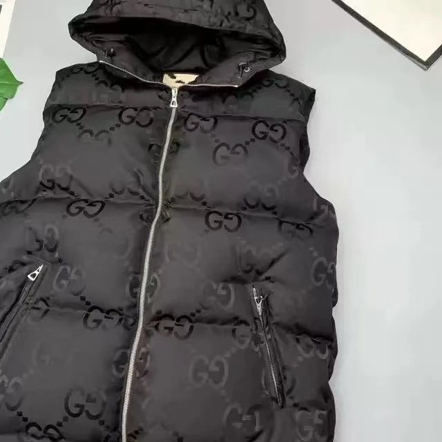 Moncler Vests Quilted Puffer Vest — GUCCI-Black