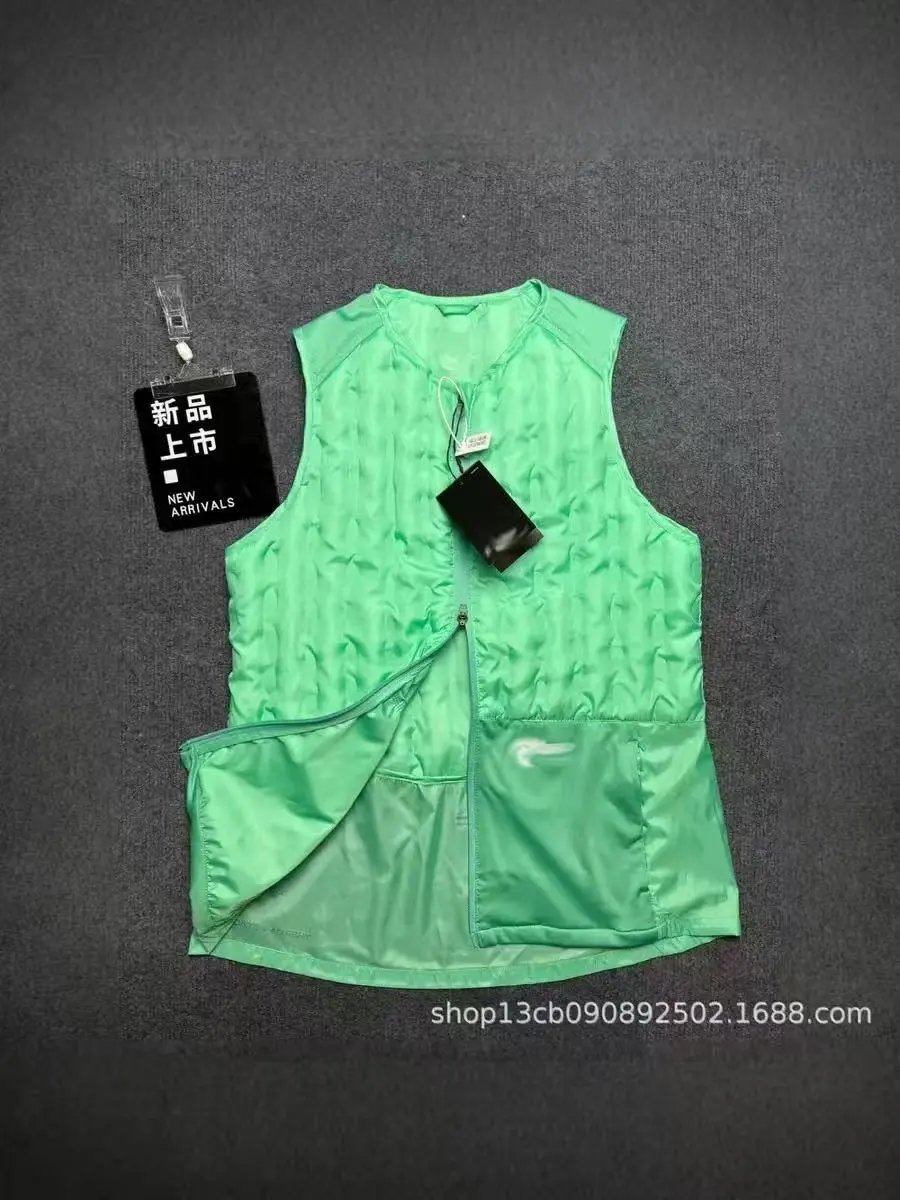 Moncler Vests Quilted Puffer Vest — Nike-Green