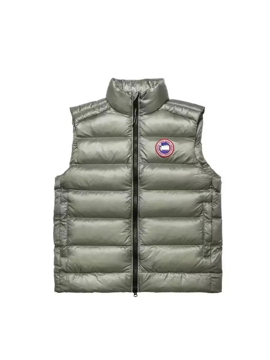 Moncler Vests Quilted Puffer Vest — Canada Goose-army green