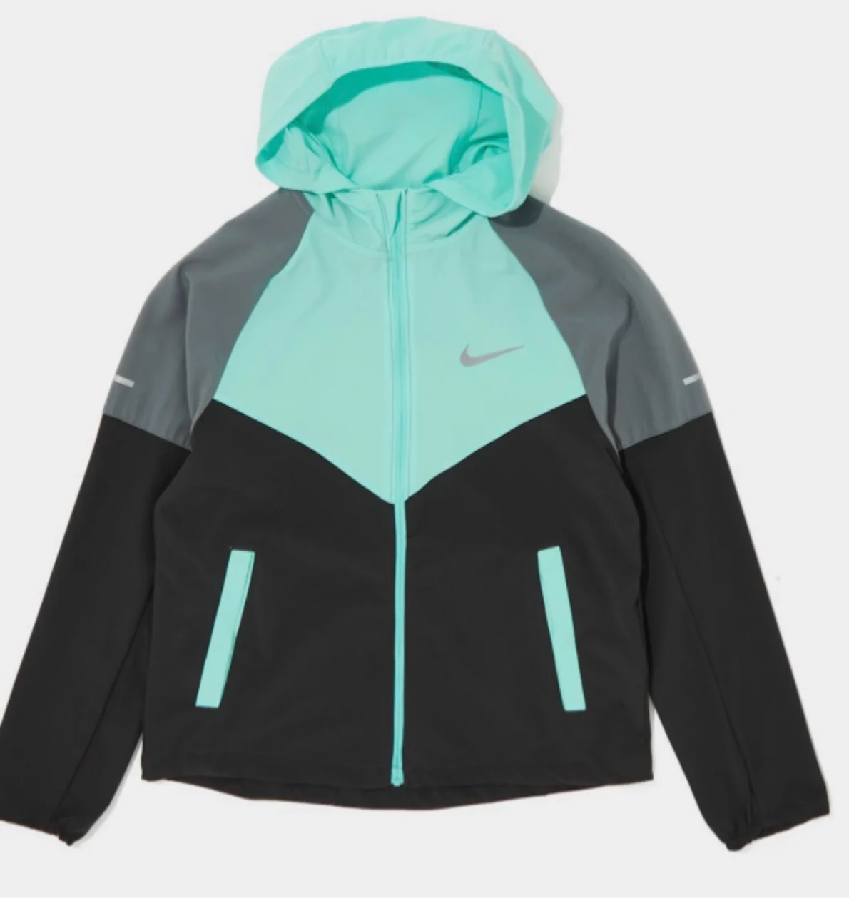 Nike Mint Colorblock Running Windbreaker