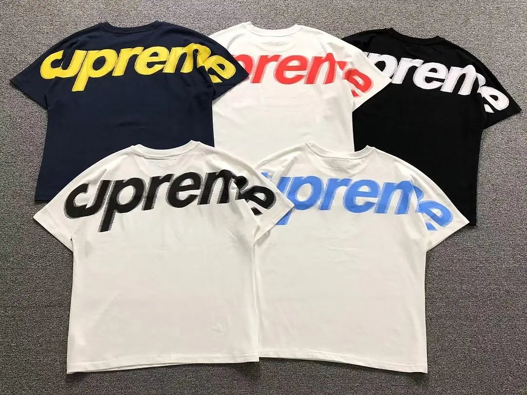 Supreme T-Shirts Short-Sleeve Logo T-Shirt image 1