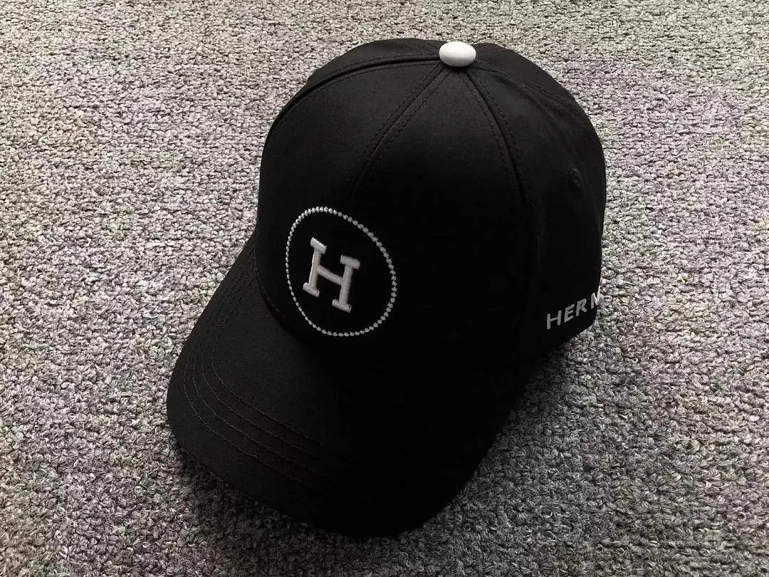 Hermès Hats Embroidered H Circle Baseball Cap image 8